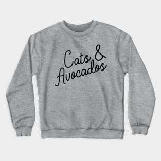 Cats & Avocados Crewneck Sweatshirt